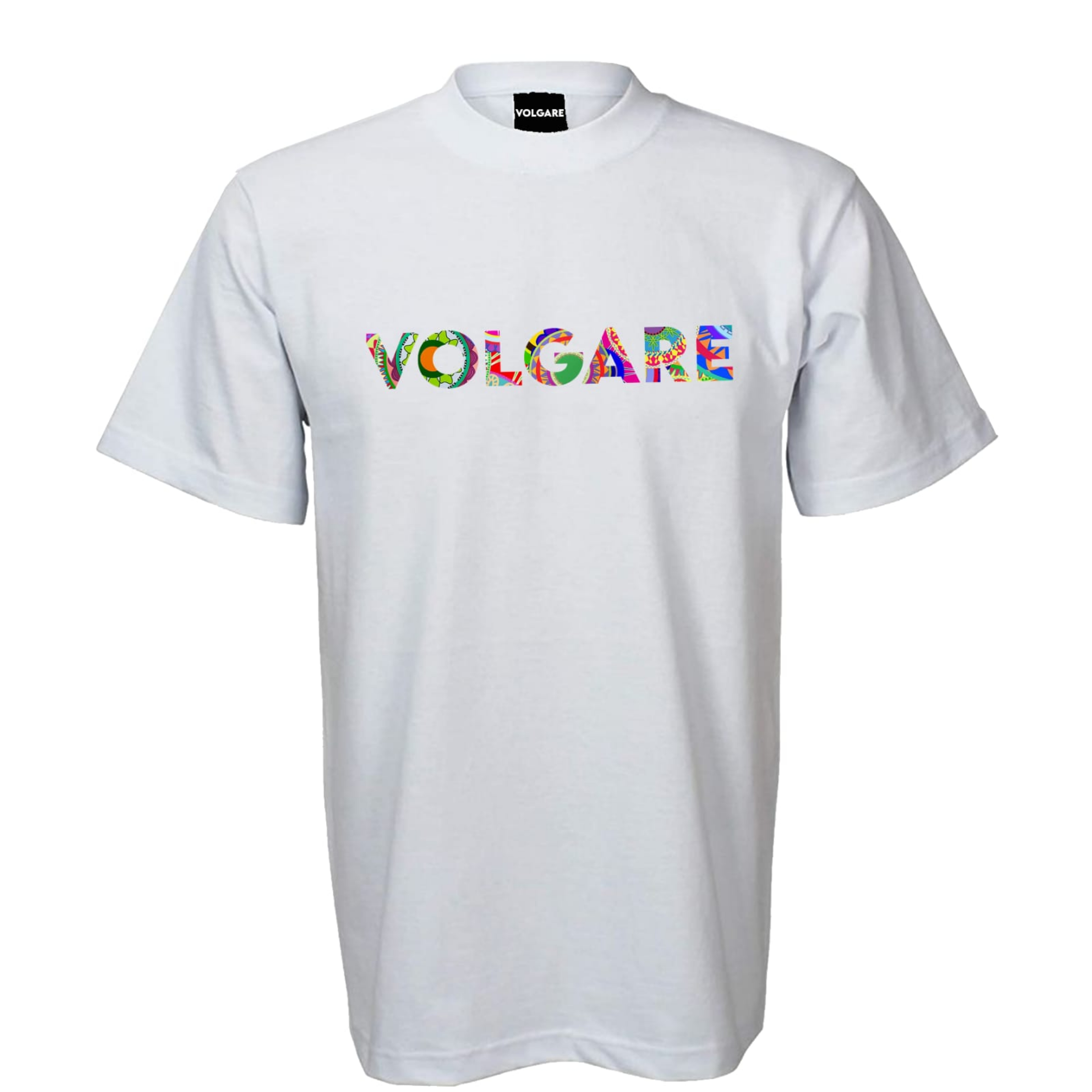 Picture of Volgare African Print Tee White