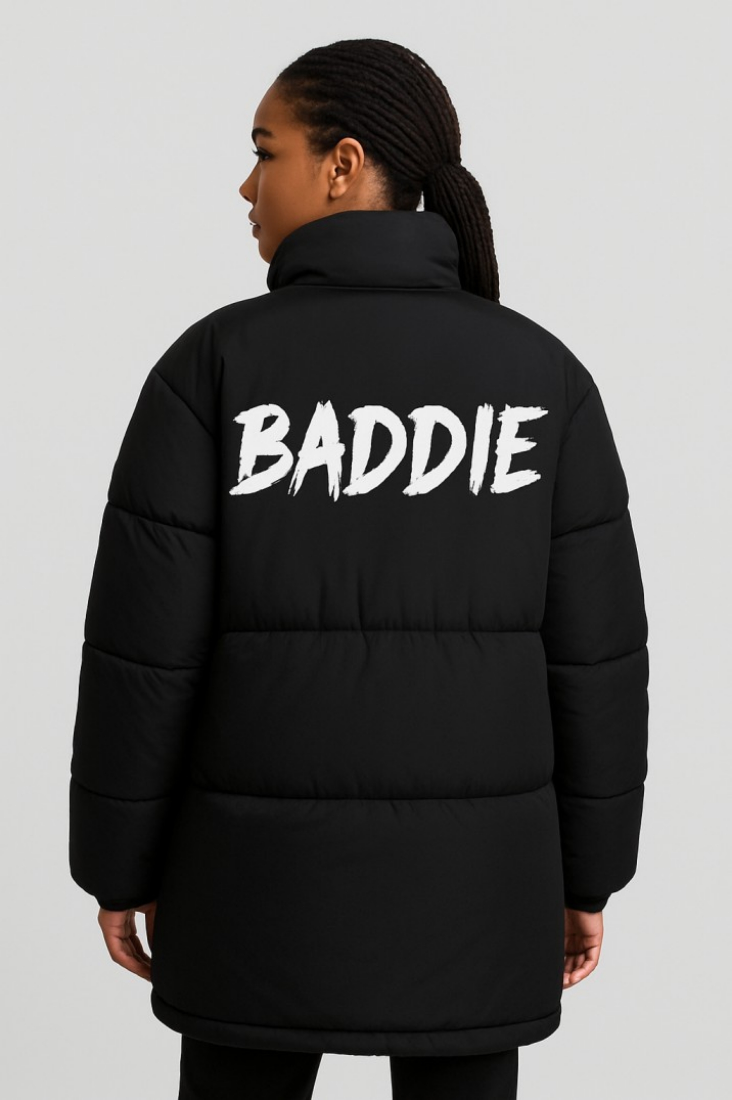 Picture of Volgare Black Bomber Baddie Jacket